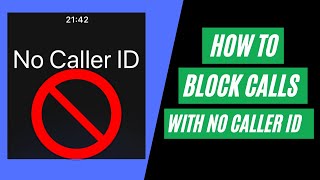 How to block no caller id calls iPhone [upl. by Prentiss]