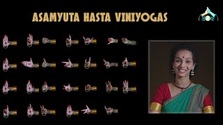 Asamyuta Hastas  Viniyogas  Bharatanatyam [upl. by Nnayram]