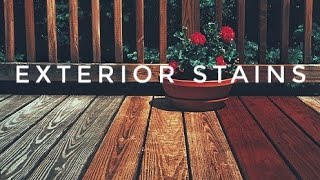 STAINING A DECK  Exterior Wood Staining for Beginners [upl. by Adniled]