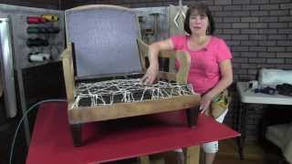 How To Upholster An English Arm Club Chair [upl. by Litman]