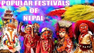 Popular Festivals Of Nepal [upl. by Sekofski]