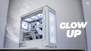 The Glow Up Phanteks P600S White Build [upl. by Fasta]