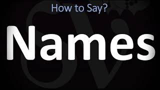 How to Pronounce Names CORRECTLY [upl. by Etolas]