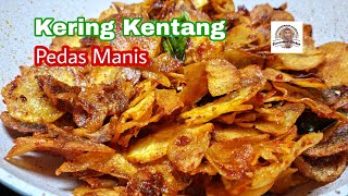 Kering Kentang Pedas Manis Kentang Diiris Manual Tahan 1 bulan [upl. by Acnairb77]