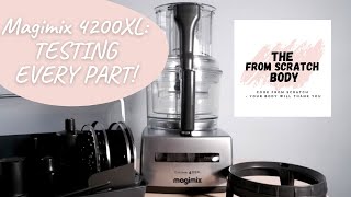 Testing the Magimix 4200XL food processor [upl. by Lambertson]