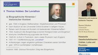 Klassische Gesellschaftsvertragstheorien Hobbes Locke und Rousseau [upl. by Amick]