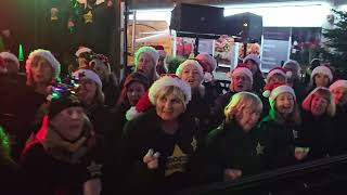 WHAT CHRISTMAS MEANS TO ME Rock Choir at Birkdale Lights Switch On 1st December 2024 [upl. by Arty]