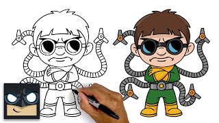 How To Draw Doctor Octopus  Step By Step Tutorial [upl. by Assyral]