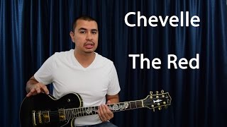 Guitar LessonChevelleThe Red Main Riff [upl. by Bueschel898]