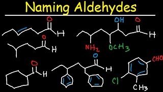 Naming Aldehydes  IUPAC Nomenclature [upl. by Yrak]