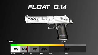 CSGO Desert Eagle  Printstream  Skin wearfloat [upl. by Jonina]