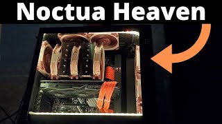 NH D15 Noctua cooler with 3 fans  Ryzen 7 2700x  Corsair 4000d Air Flow Tower [upl. by Phillis]