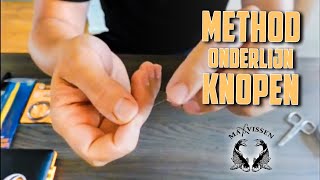 Method onderlijn knopen  Complete uitleg  Maxvissen [upl. by Assi119]