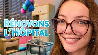 Jai rénové lhôpital des Sims 4 et cest OUAOU  🏥 [upl. by Owen]