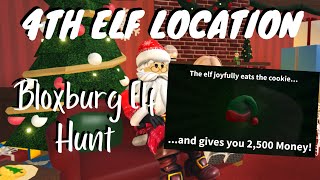 THE 4TH ELF LOCATION  Bloxburg Elf Hunt 2022  Bloxburg [upl. by Lu]