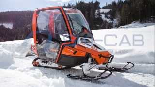 SKICAB The new cabin for snowmobile [upl. by Ruosnam]