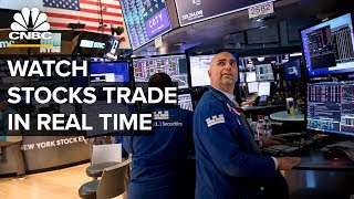 Watch stocks trade in real time after Dows third worstday ever– 3172020 [upl. by Attesor]