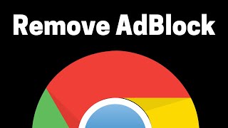 How To Disable AdBlock On Google Chrome [upl. by Lenno]