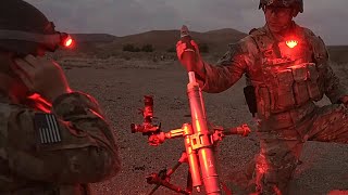 60 mm Mortar System Live Fire Exercise [upl. by Horter160]