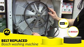 How to Replace the Belt on a Bosch Washing Machine [upl. by Prochoras71]