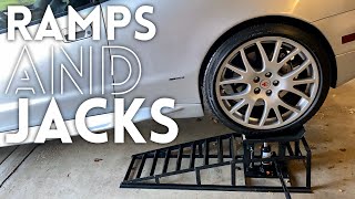 Hydraulic Vehicle Car Ramps Review [upl. by Asaert870]