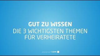 Einkommensteuer Die 3 wichtigsten Themen für Verheiratete [upl. by Pierrette]