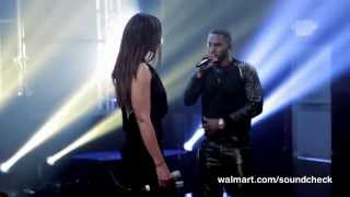 Jason Derulo featuring Jordin Sparks quotVertigoquot Live  Walmart Soundcheck [upl. by Ayeka]