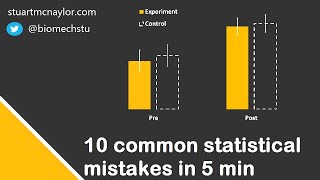 Ten Statistical Mistakes in 5 Min [upl. by Jayne]