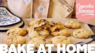 Bake at Home  New York Chocolate Chip Cookie Recipe  Cupcake Jemma [upl. by Edgardo]