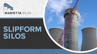 Concrete Silo Construction Methods  Slipform Silos [upl. by Htebiram239]