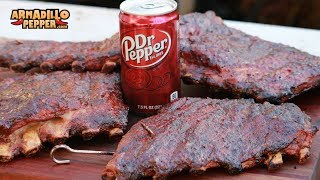 Dr Pepper Ribs in CharBroil Big Easy OilLess Fryer  How to Cook Ribs in Big Easy Fryer [upl. by Ahsinirt]