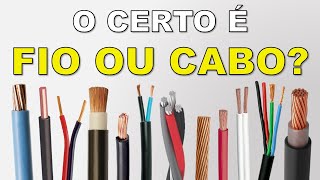 Qual a diferença entre FIO e CABO elétrico [upl. by Haissi]