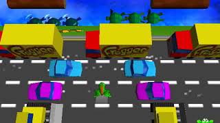 Frogger Windows 1997 Walkthrough [upl. by Menendez949]