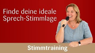 Stimmtraining  Finde deine ideale Stimmlage [upl. by Saidee]