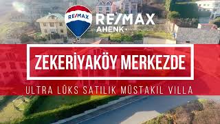 Zekeriyaköy Merkezde Ultra Lüks Satılık Müstakil Villa [upl. by Helms573]