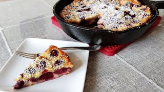 Easy Cherry Dessert Recipe  Prepare it in 5 Minutes  Delicious Cherry Clafoutis [upl. by Alimat]