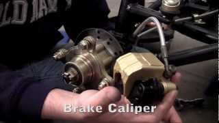 How to Build a Go Kart  11  Brake Caliper [upl. by Suoirred]