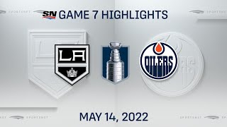 NHL Game 7 Highlights  Kings vs Oilers  May 14 2022 [upl. by Pesvoh]