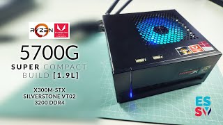 Ultimate Mini PC Build  Ryzen 7 5700G  X300MSTX  DDR4 3200 [upl. by Minne]