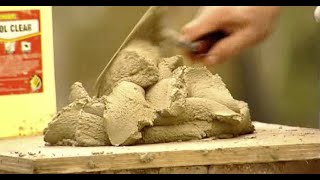 How to Lay Bricks Part 2 Mixing The Mortar [upl. by Tonneson]