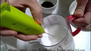 How To Make Latte Art with Mini Milk Frother [upl. by Norac969]