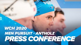 Antholz 2020 Men Pursuit Press Conference [upl. by Madelaine706]