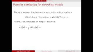 Bayesian hierarchical models [upl. by Leavelle]