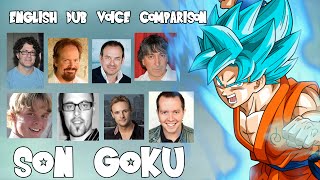 English Dub Voice Actor Comparison  Son Goku [upl. by Elacim]