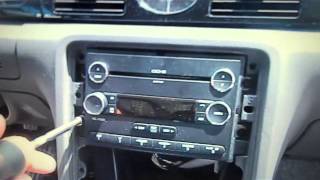 Mercury Sable Stereo Removal 2008  2009  Car Stereo HELP [upl. by Stephens]