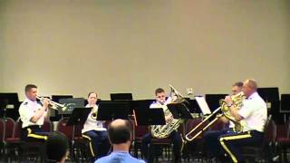 Canzona Per Sonare No 4  Brass Quintet [upl. by Atterol]