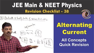 Alternating Current  Revision Checklist 38 for JEE Main amp NEET [upl. by Lieberman372]