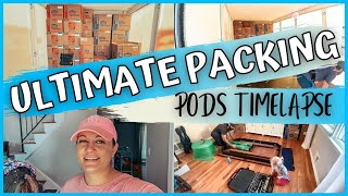 PODS PACKING TIMELAPSE  Moving Day 1  Moving to Georgia [upl. by Cotterell]