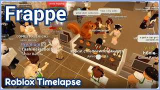 Frappe Cafe  Roblox Timelapse [upl. by Gillman]