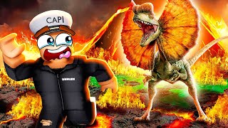 DILOPHOSAURUS DESTROYS EVERYTHING IN ROBLOX [upl. by Debbee]